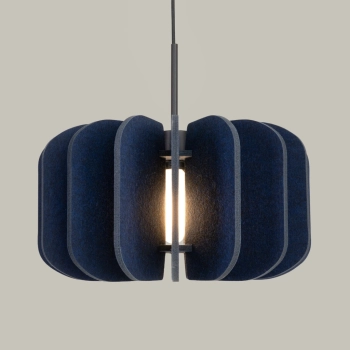 Mula 45 lampa wisząca 1xE27 granatowa SL.1862