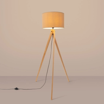 Natt lampa podłogowa 1xE27 taupe SL.1905