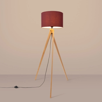 Natt lampa podłogowa 1xE27 burgund SL.1907