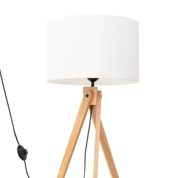 Natt lampa podłogowa 1xE27 biała SL.1908 Sollux Lighting