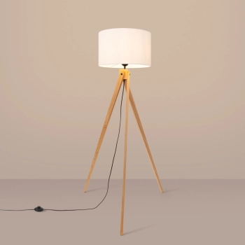 Natt lampa podłogowa 1xE27 biała SL.1908