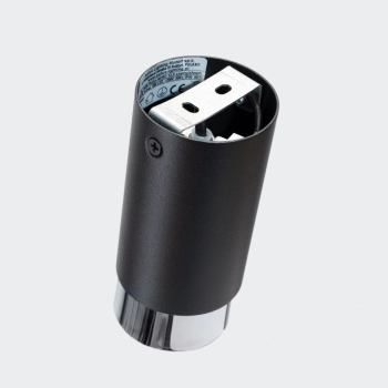 Nero 12,5 lampa sufitowa 1xGU10 czarna, chrom SL.1408
