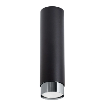 Nero 22,5 lampa sufitowa 1xGU10 czarna, chrom SL.1409 Sollux Lighting