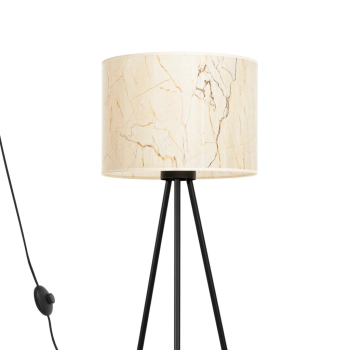 Nevia lampa podłogowa 1xE27 beżowy marmur SL.1854 Sollux Lighting
