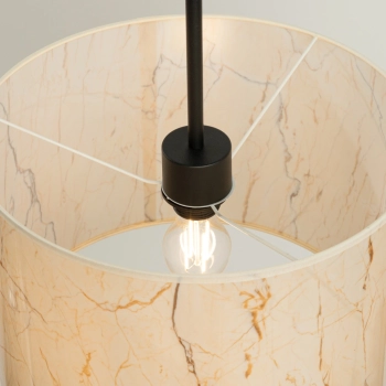 Nevia lampa wisząca 1xE27 marmur SL.1850