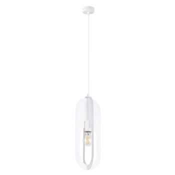 Nicus 1 lampa wisząca 1xE27 biała SL.1360 Sollux Lighting