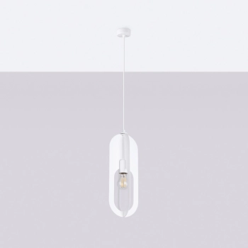 Nicus 1 lampa wisząca 1xE27 biała SL.1360