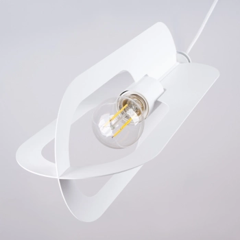 Nicus 1 lampa wisząca 1xE27 biała SL.1360