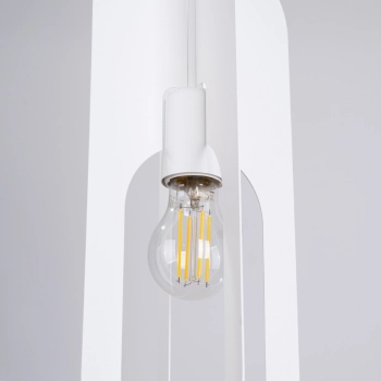 Nicus 1 lampa wisząca 1xE27 biała SL.1360