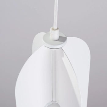 Nicus 1 lampa wisząca 1xE27 biała SL.1360