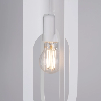 Nicus 1 lampa wisząca 1xE27 biała SL.1360