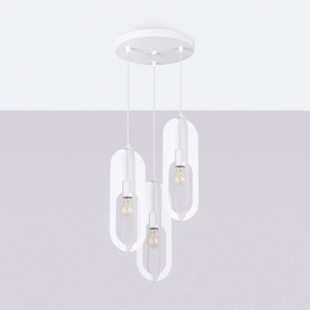 Nicus 3P lampa wisząca 3xE27 biała SL.1361