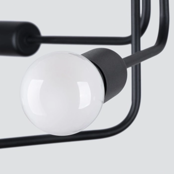 Norah 6 lampa sufitowa 6xE27 czarna SL.1452