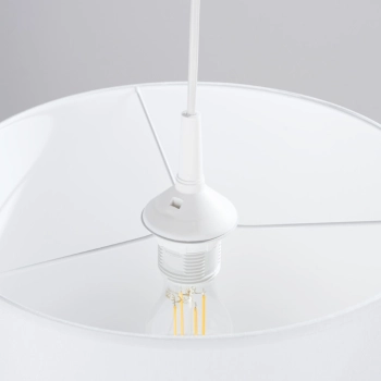 Nova 30 lampa wisząca 1xE27 biała SL.1403