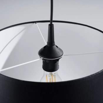 Nova 30 lampa wisząca 1xE27 czarna SL.1405