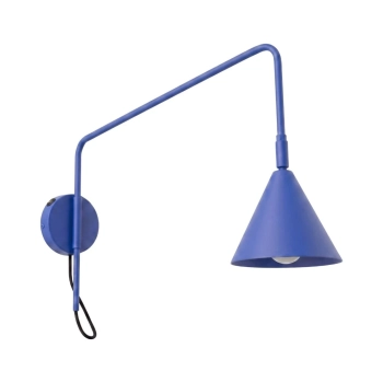 Nox 1 kinkiet 1xE14 ultramaryna z włącznikiem SL.2499 Sollux Lighting