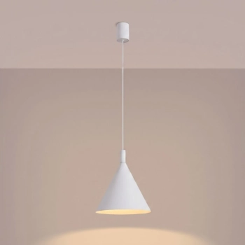 Nox 25 lampa wisząca 1xE27 biała SL.2521