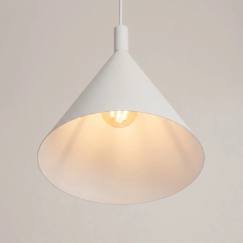 Nox 25 lampa wisząca 1xE27 biała SL.2521