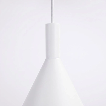 Nox 25 lampa wisząca 1xE27 biała SL.2521