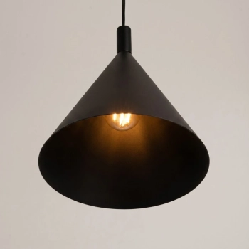 Nox 25 lampa wisząca 1xE27 czarna SL.2522