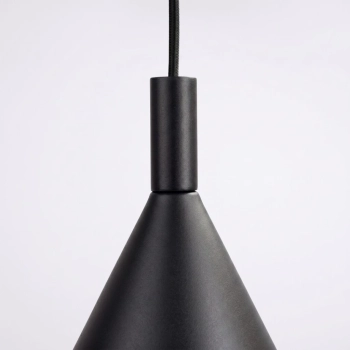 Nox 25 lampa wisząca 1xE27 czarna SL.2522