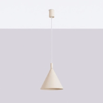 Nox 25 lampa wisząca 1xE27 beżowa SL.2524