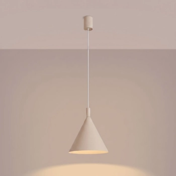 Nox 25 lampa wisząca 1xE27 beżowa SL.2524