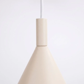 Nox 25 lampa wisząca 1xE27 beżowa SL.2524