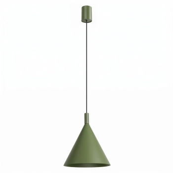 Nox 25 lampa wisząca 1xE27 zielona oliwka SL.2525 Sollux Lighting