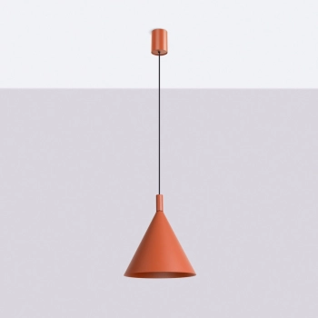 Nox 25 lampa wisząca 1xE27 ochra czerwona SL.2526