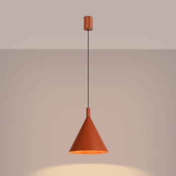 Nox 25 lampa wisząca 1xE27 ochra czerwona SL.2526