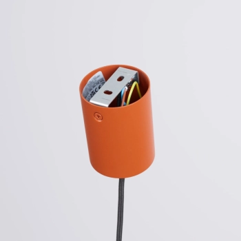 Nox 25 lampa wisząca 1xE27 ochra czerwona SL.2526
