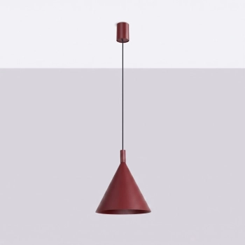 Nox 25 lampa wisząca 1xE27 burgund SL.2528