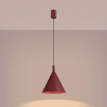 Nox 25 lampa wisząca 1xE27 burgund SL.2528