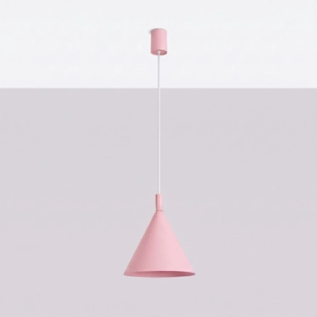 Nox 25 lampa wisząca 1xE27 różowa SL.2530