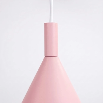 Nox 25 lampa wisząca 1xE27 różowa SL.2530