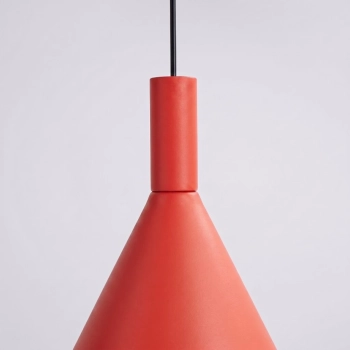 Nox 25 lampa wisząca 1xE27 czerwona SL.2533