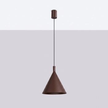 Nox 25 lampa wisząca 1xE27 brązowa SL.2534