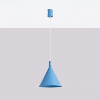Nox 25 lampa wisząca 1xE27 błękitna SL.2535