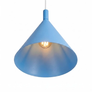 Nox 25 lampa wisząca 1xE27 błękitna SL.2535
