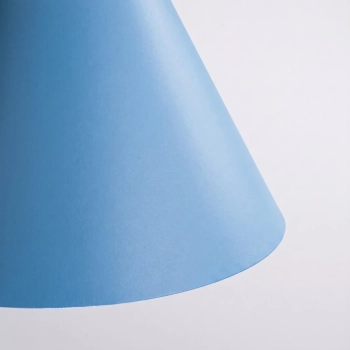 Nox 25 lampa wisząca 1xE27 błękitna SL.2535