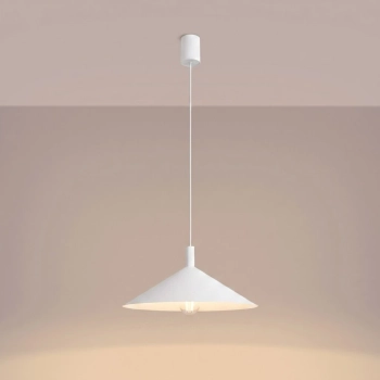 Nox 40 lampa wisząca 1xE27 biała SL.2536