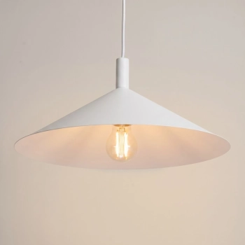 Nox 40 lampa wisząca 1xE27 biała SL.2536