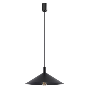 Nox 40 lampa wisząca 1xE27 czarna SL.2537 Sollux Lighting