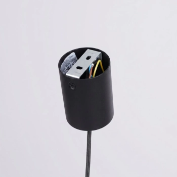 Nox 40 lampa wisząca 1xE27 czarna SL.2537