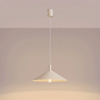 Nox 40 lampa wisząca 1xE27 beżowa SL.2539
