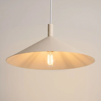 Nox 40 lampa wisząca 1xE27 beżowa SL.2539