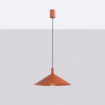 Nox 40 lampa wisząca 1xE27 ochra czerwona SL.2541