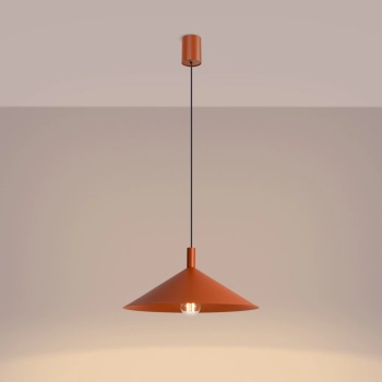 Nox 40 lampa wisząca 1xE27 ochra czerwona SL.2541