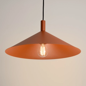 Nox 40 lampa wisząca 1xE27 ochra czerwona SL.2541